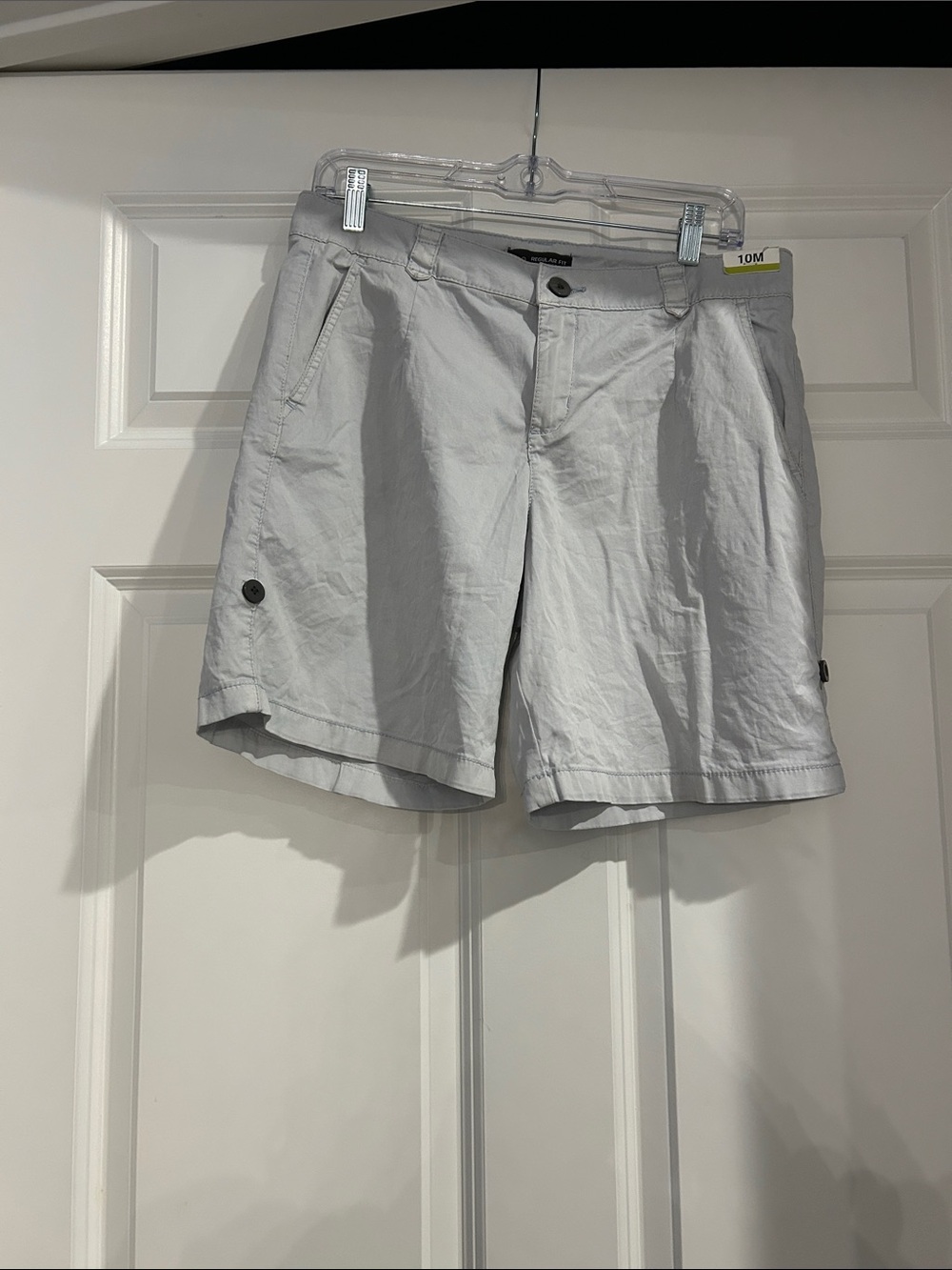 Lee Light Gray Women's Cargo Shorts